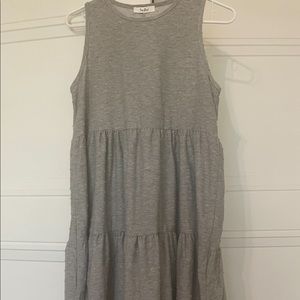 Filly Flare ruffle tiered polka dot dress